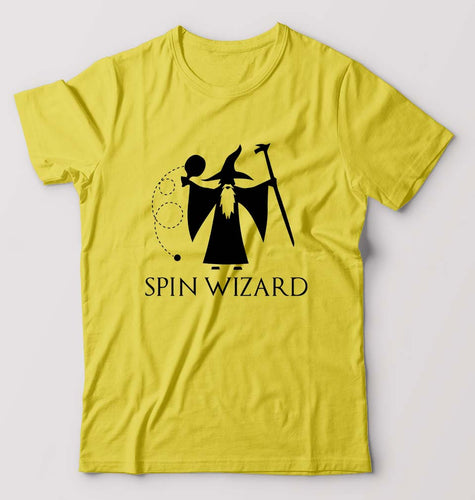 Table Tennis (TT) Wizard T-Shirt for Men-Yellow-Ektarfa.online