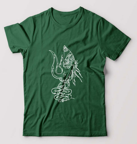 Mahakal Mahadev Bholenath Shiva Shivji T-Shirt for Men-Bottle Green-Ektarfa.online