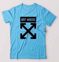 Load image into Gallery viewer, Off White T-Shirt for Men-Light Blue-Ektarfa.online
