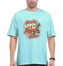 Load image into Gallery viewer, Poker Oversized T-Shirt for Men-Mint-Ektarfa.online
