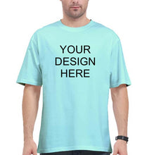 Load image into Gallery viewer, Customized-Custom-Personalized Oversized T-Shirt for Men-Mint-Ektarfa.online
