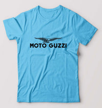 Load image into Gallery viewer, Moto Guzzi T-Shirt for Men-Light Blue-Ektarfa.online
