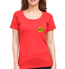 Load image into Gallery viewer, Borussia Dortmund T-Shirt for Women-Red-Ektarfa.online
