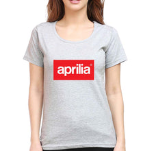 Load image into Gallery viewer, Aprilia T-Shirt for Women-Grey Melange-Ektarfa.online
