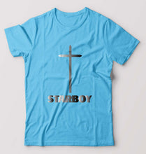 Load image into Gallery viewer, The Weeknd T-Shirt for Men-Light Blue-Ektarfa.online
