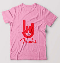 Load image into Gallery viewer, Fender Rock Hand T-Shirt for Men-Light Baby Pink-Ektarfa.online
