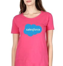 Load image into Gallery viewer, Salesforce T-Shirt for Women-Pink-Ektarfa.online
