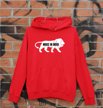 Load image into Gallery viewer, Make in India Unisex Hoodie for Men/Women-Red-Ektarfa.online
