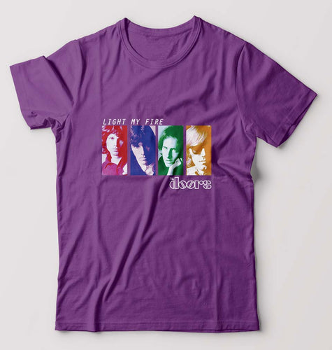 The Doors T-Shirt for Men-Purple-Ektarfa.online