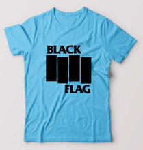 Load image into Gallery viewer, Black Flag T-Shirt for Men-Light Blue-Ektarfa.online
