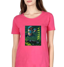 Load image into Gallery viewer, Sebastian Vettel F1 T-Shirt for Women-XS(32 Inches)-Pink-Ektarfa.online
