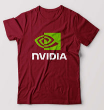 Load image into Gallery viewer, Nvidia T-Shirt for Men-Maroon-Ektarfa.online
