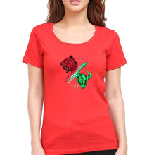 Load image into Gallery viewer, Share Market(Stock Market) T-Shirt for Women-Red-Ektarfa.online
