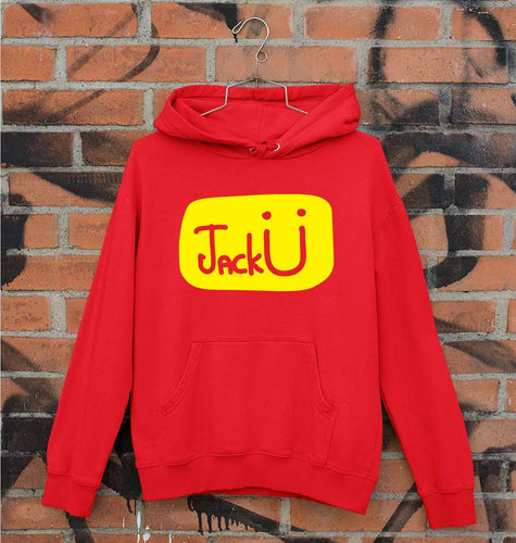 Jack u Unisex Hoodie for Men/Women-RED-Ektarfa.online
