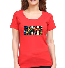 Load image into Gallery viewer, Superhero T-Shirt for Women-Red-Ektarfa.online
