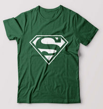 Load image into Gallery viewer, Superman Superhero T-Shirt for Men-Bottle Green-Ektarfa.online
