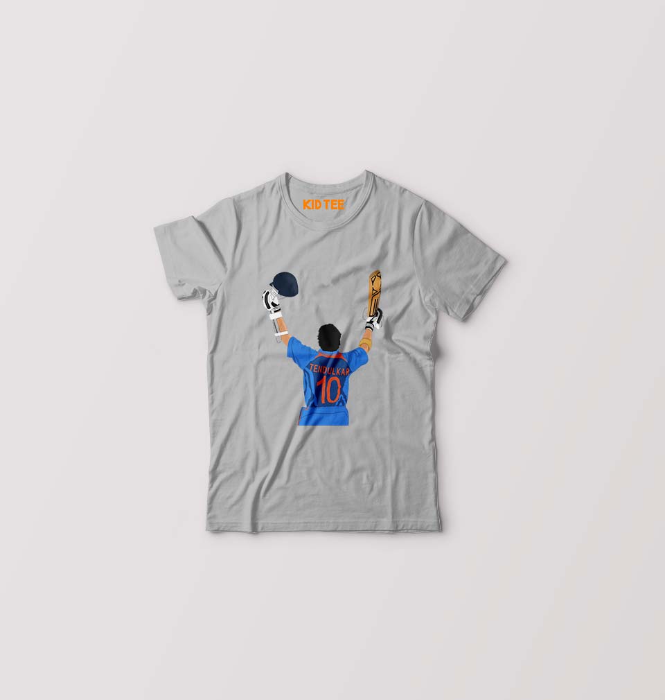 Sachin Tendulkar Kids T-Shirt for Boy/Girl-Grey-Ektarfa.online