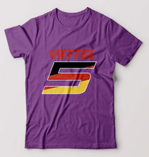 Load image into Gallery viewer, Sebastian Vettel F1 T-Shirt for Men-Purple-Ektarfa.online
