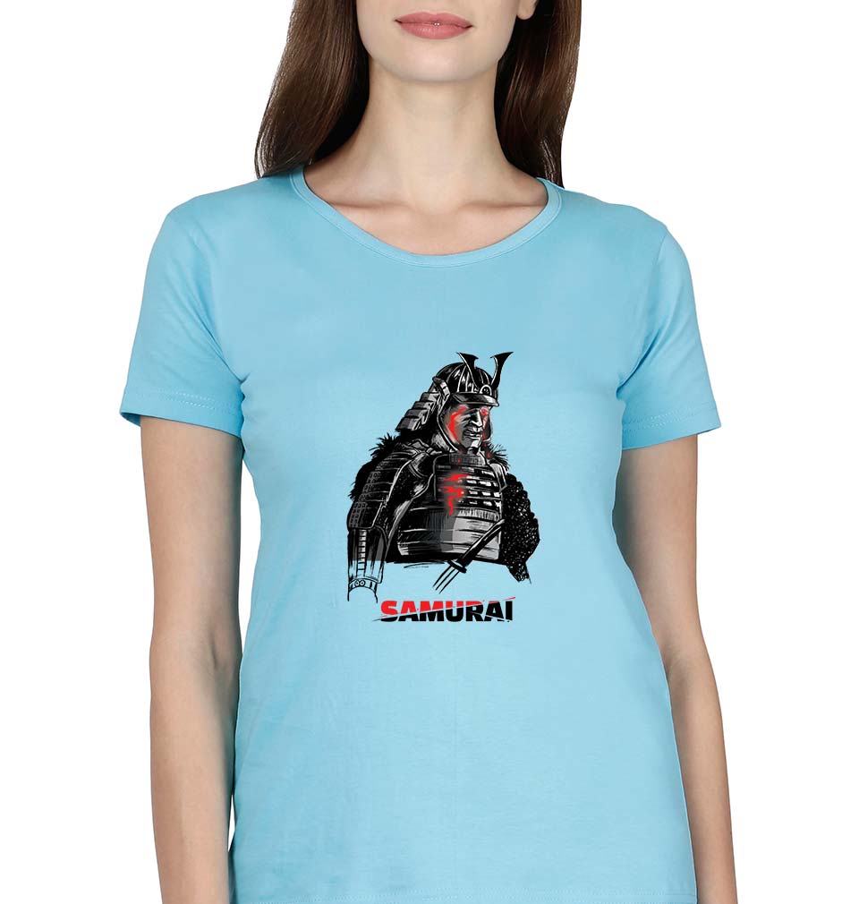 Samurai T-Shirt for Women-SkyBlue-Ektarfa.online