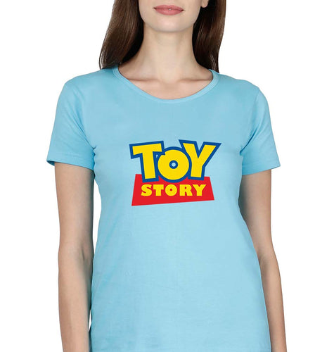 Toy Story T-Shirt for Women-Sky Blue-Ektarfa.online