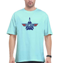 Load image into Gallery viewer, Top Gun Oversized T-Shirt for Men-Mint-Ektarfa.online
