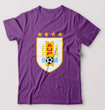 Load image into Gallery viewer, Uruguay Football T-Shirt for Men-Purple-Ektarfa.online
