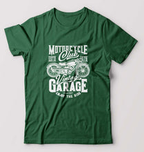 Load image into Gallery viewer, Motorcycle T-Shirt for Men-Bottle Green-Ektarfa.online
