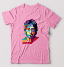 Load image into Gallery viewer, John Lennon T-Shirt for Men-Light Baby Pink-Ektarfa.online
