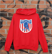 Load image into Gallery viewer, Federal Hockey League Unisex Hoodie for Men/Women-Red-Ektarfa.online
