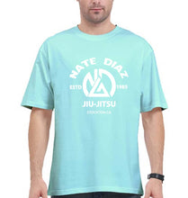 Load image into Gallery viewer, Nate Diaz UFC Oversized T-Shirt for Men-Mint-Ektarfa.online
