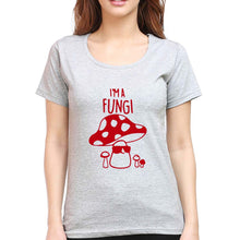 Load image into Gallery viewer, Mushroom T-Shirt for Women-Grey Melange-Ektarfa.online
