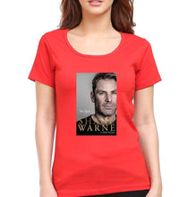 Load image into Gallery viewer, Shane Warne T-Shirt for Women-Red-Ektarfa.online
