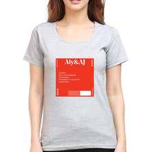 Load image into Gallery viewer, Aly &amp; AJ T-Shirt for Women-Grey Melange-Ektarfa.online
