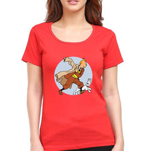 Load image into Gallery viewer, Tintin T-Shirt for Women-Red-Ektarfa.online
