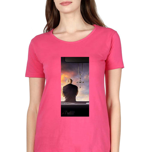 Fast X Vin Diesel T-Shirt for Women-Pink-Ektarfa.online