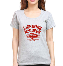 Load image into Gallery viewer, Lightning McQueen T-Shirt for Women-Grey Melange-Ektarfa.online
