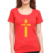 Load image into Gallery viewer, Valentino Rossi(VR 46) T-Shirt for Women-Red-Ektarfa.online
