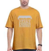 Load image into Gallery viewer, Peaky Blinders Oversized T-Shirt for Men-Golden Yellow-Ektarfa.online
