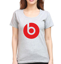 Load image into Gallery viewer, Beats T-Shirt for Women-Grey Melange-Ektarfa.online
