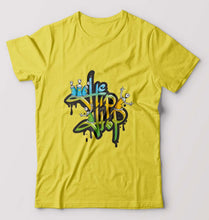 Load image into Gallery viewer, Hip Hop T-Shirt for Men-Yellow-Ektarfa.online
