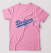 Load image into Gallery viewer, Los Angeles Dodgers T-Shirt for Men-Light Baby Pink-Ektarfa.online
