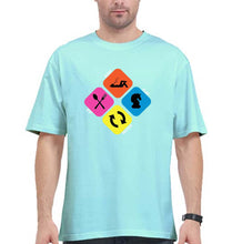 Load image into Gallery viewer, Play Chess Oversized T-Shirt for Men-Mint-Ektarfa.online
