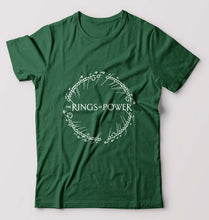 Load image into Gallery viewer, The Rings of Power T-Shirt for Men-S(38 Inches)-Bottle Green-Ektarfa.online
