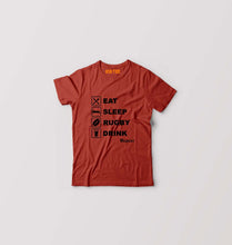 Load image into Gallery viewer, Rugby Kids T-Shirt for Boy/Girl-Brick Red-Ektarfa.online
