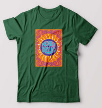 Load image into Gallery viewer, Psychedelic T-Shirt for Men-Bottle Green-Ektarfa.online
