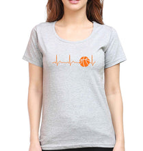 Load image into Gallery viewer, NBA Basketball T-Shirt for Women-Grey Melange-Ektarfa.online
