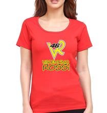 Load image into Gallery viewer, Valentino Rossi(VR 46) T-Shirt for Women-Red-Ektarfa.online
