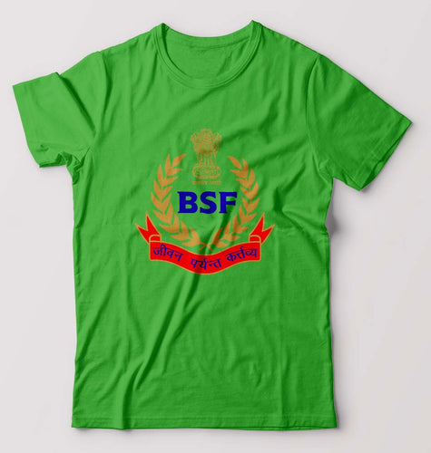 BSF Army T-Shirt for Men-flag green-Ektarfa.online