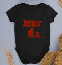 Load image into Gallery viewer, Asterix Kids Romper For Baby Boy/Girl-0-5 Months(18 Inches)-Black-Ektarfa.online
