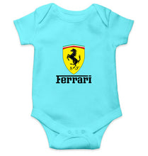 Load image into Gallery viewer, Ferrari Kids Romper For Baby Boy/Girl-0-5 Months(18 Inches)-Sky Blue-Ektarfa.online
